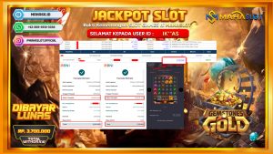 MAHASLOT JACKPOT SLOT GEMSTONES GOLD Rp. 3.700.000,- LUNAS