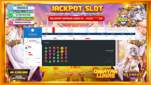 MAHASLOT JACKPOT SLOT GATES OF OLYMPUS Rp. 6.100.000,- LUNAS